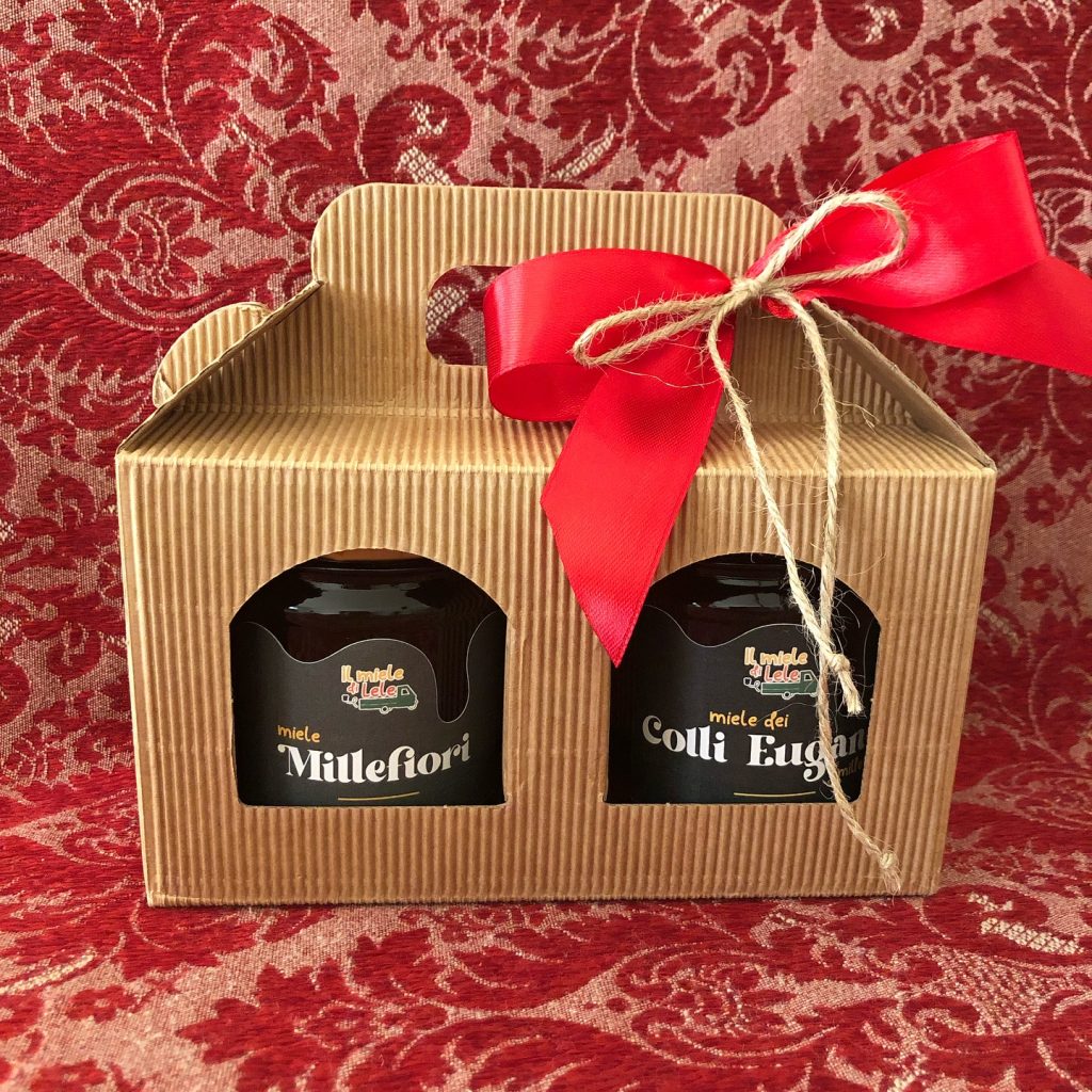 Confezione regalo con due mieli